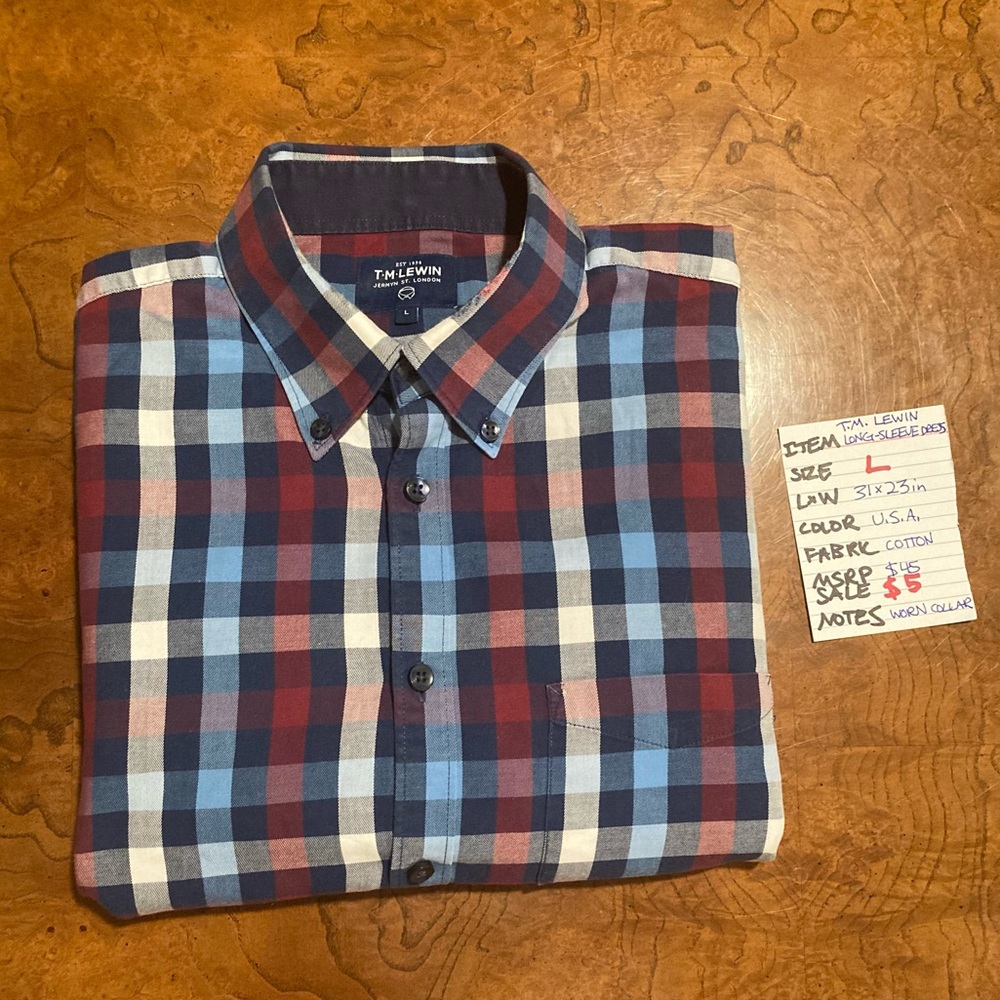 T.M. Lewin Longsleeve Dress Shirt